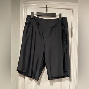 NWT Gradual Size XL Black Spandex 11” Inseam Bike Shorts Activewear Bottoms